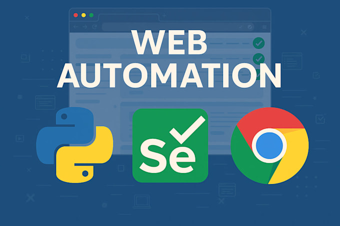 write python selenium bot for you