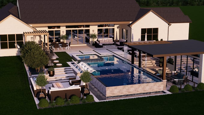 do modern and luxury pool design