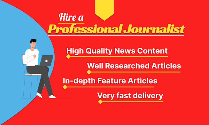 write news stories, and feature articles as a journalist