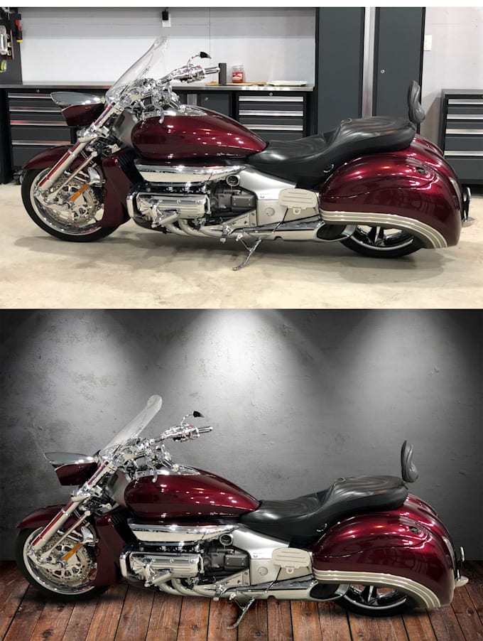 do car editing and car background removal and reflection