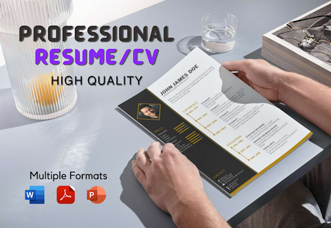 design, professional and creative resume and CV template