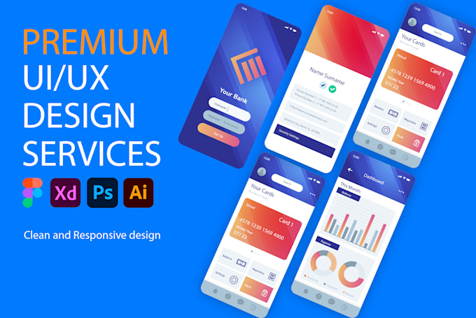 Attractive app ui ux design or mobile ui ux design by Salman180 | Fiverr