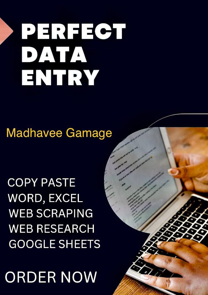 Do data entry data collection research and typing and admin