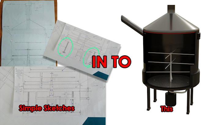 do custom industrial 3d animations for your product
