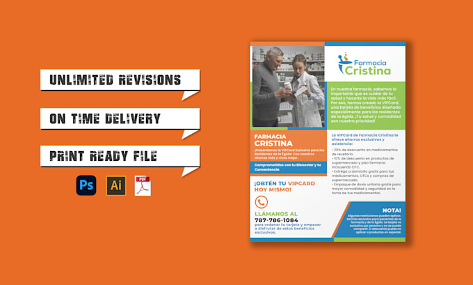 design health care homecare, educational flyers or brochures
