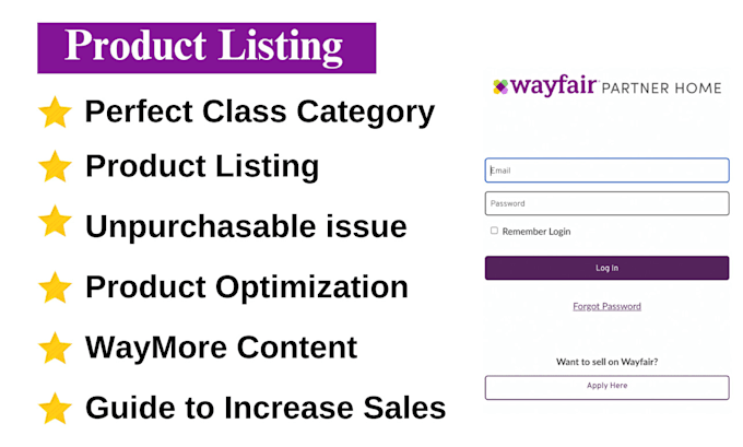 wayfair bulk item listing, product optimization, waymore content