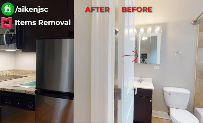 do items removal for your matterport virtual tour