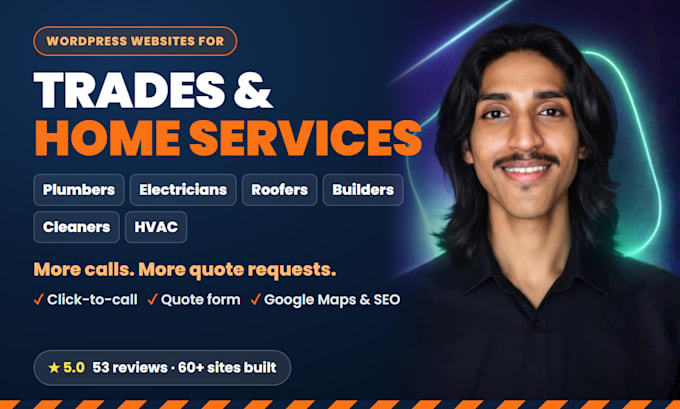 build a trades website for painting, flooring, fencing or garage door companies