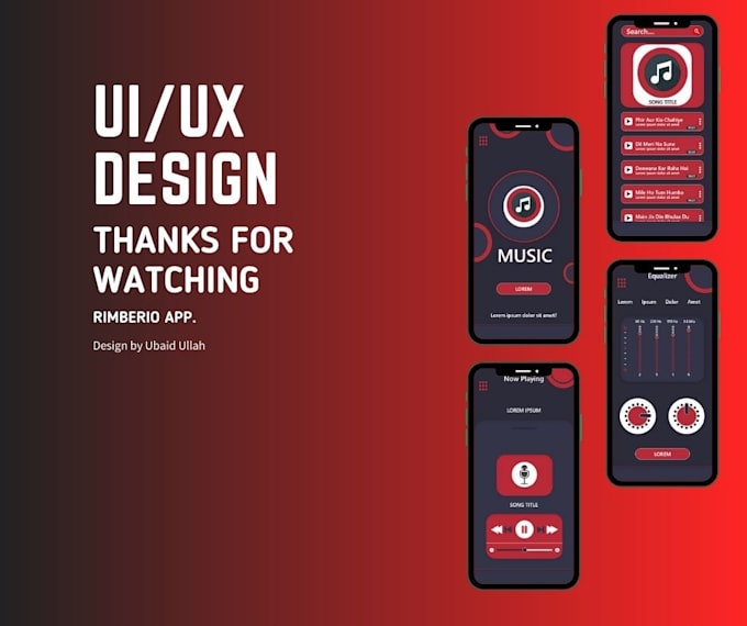 Make ui ux design app design by Ubaid_ullah456 | Fiverr