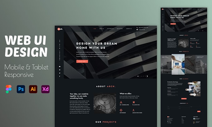 design a fully responsive website