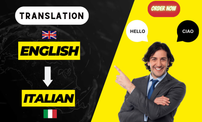 Translate english to italian, italian to english by Tanvir_imam | Fiverr