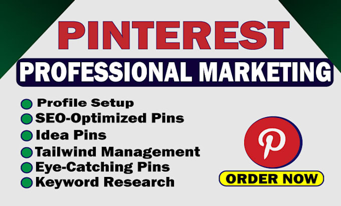 be your professional pinterest marketing, pins and boards manager seo expert
