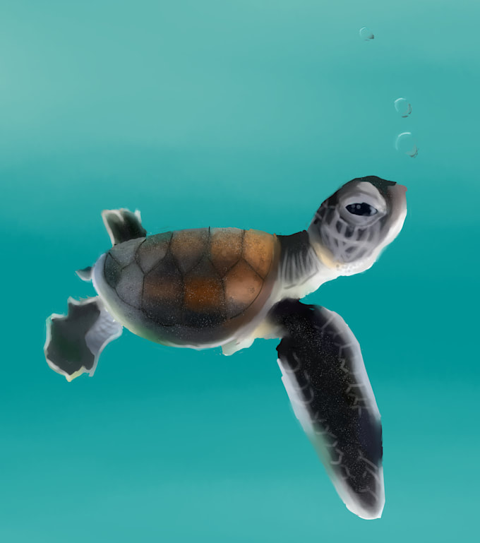 make a digital animal portrait