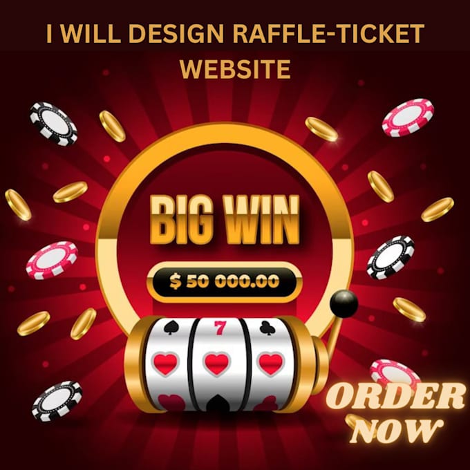 create raffle website, competition, event website