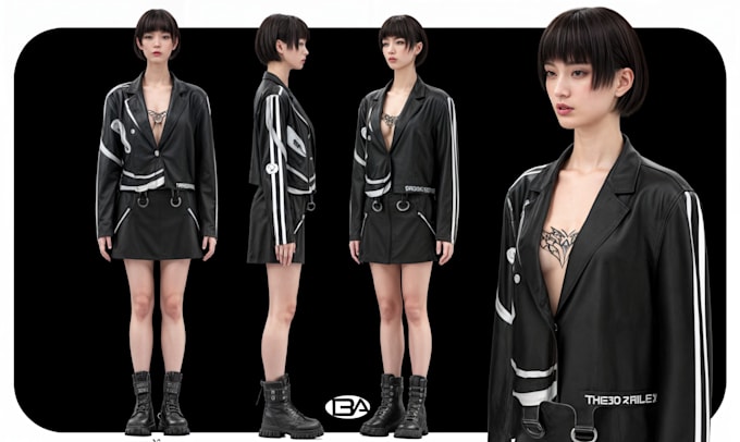 create 3d clothing design for your fashion apparel clo3d and marvelous design