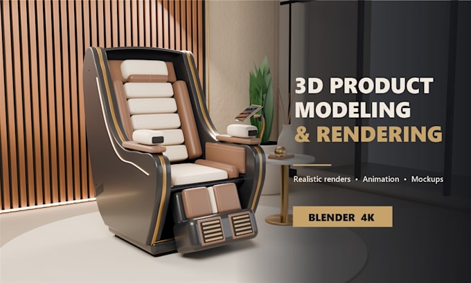 do 3d industrial modeling and photorealistic render