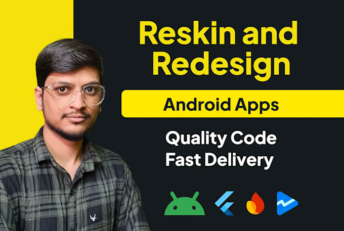 reskin and redesign mobile app with clean and modern design