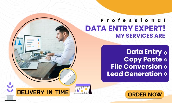 Do excel data entry, web research, copy paste, and file conversion ...