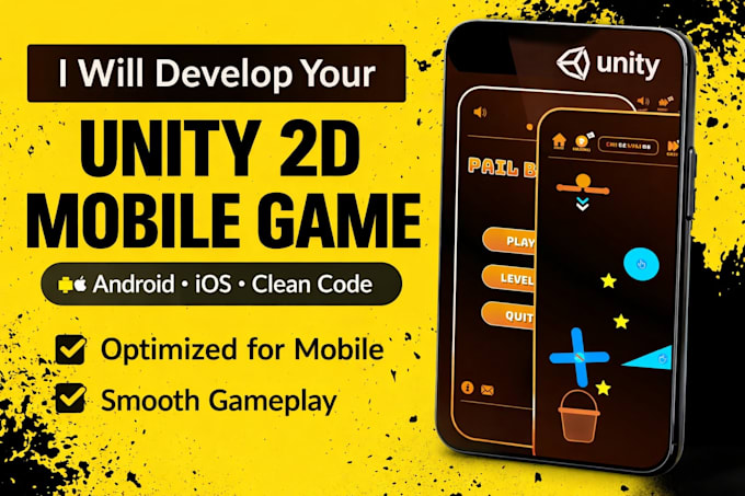 turn your idea into a unity 2d mobile game