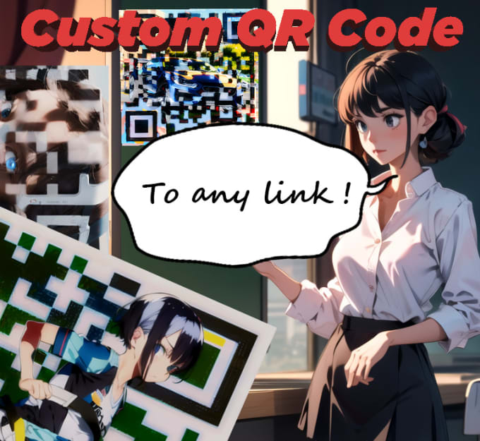 Create a custom qr code using stable diffusion by hazmat20 fiverr