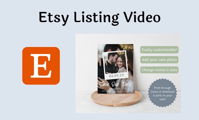 create an etsy listing video