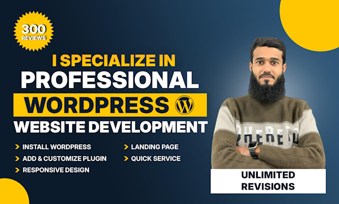 build a custom website as a professional full stack developer