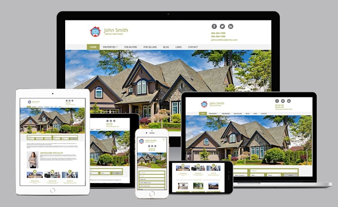 Design real estate website redesign website real estate investor