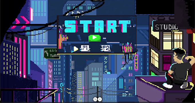 create amazing pixel art background
