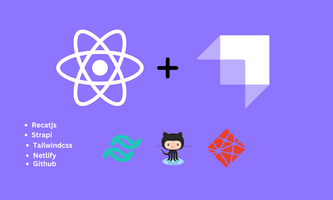 be your react website developer, strapi