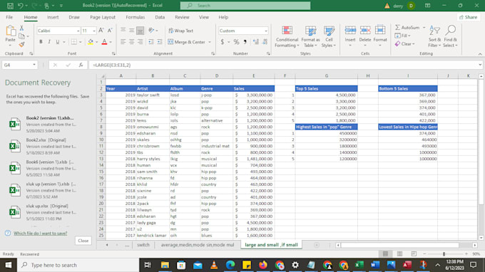 Do excel data entry, copy paste, web research, power point by Derrynix ...