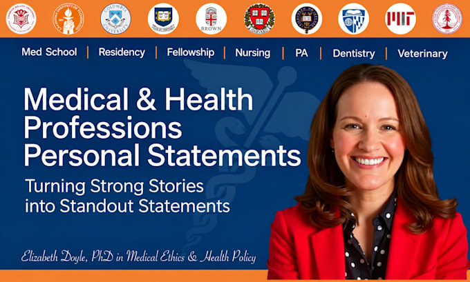 heavily edit your medical school, residency, or fellowship personal statement