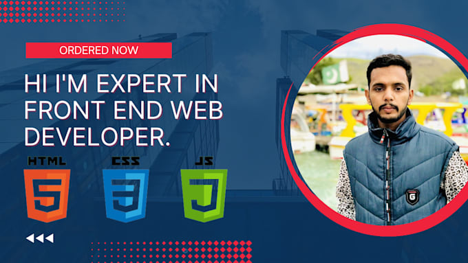 Design and develop website using html css and javascript by ...