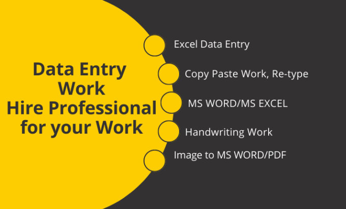 Do Data Entry Ms Word Typing Handwriting Retype Documents Excel Copy Paste Job By Eesha1164 6605