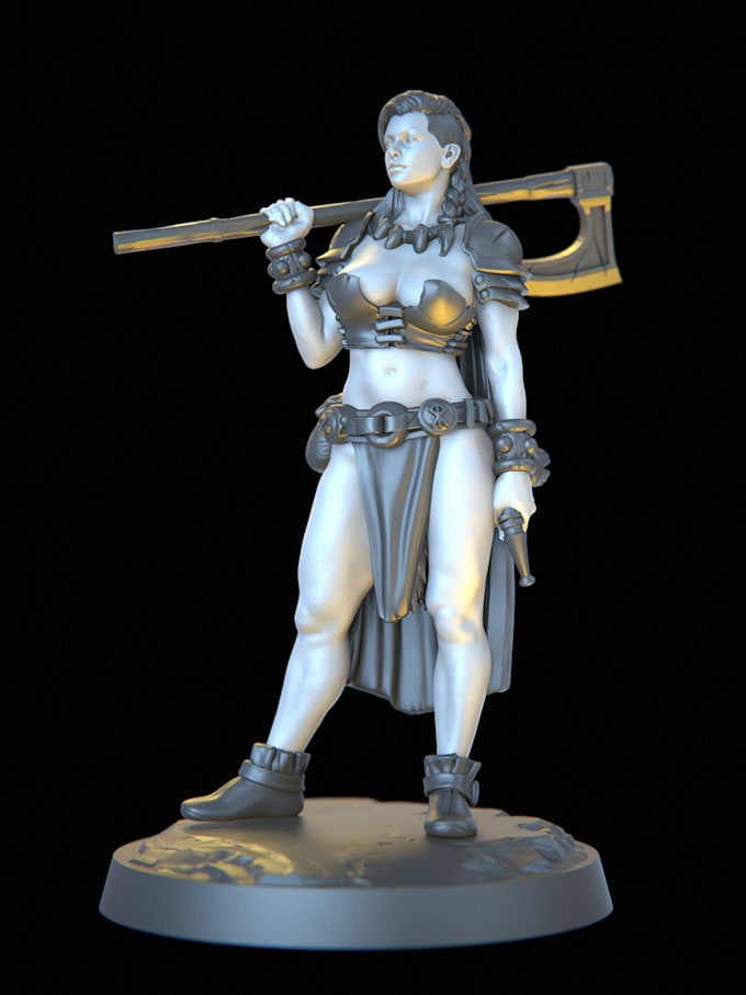 sculpt custom stl 3d model, toys, action figure for 3d printing