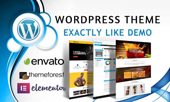install envato theme, templates, elementor pro, premium plugins and theme