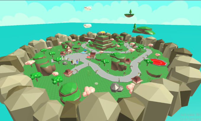 Build an amazing map for your roblox game by Graphics_deity | Fiverr