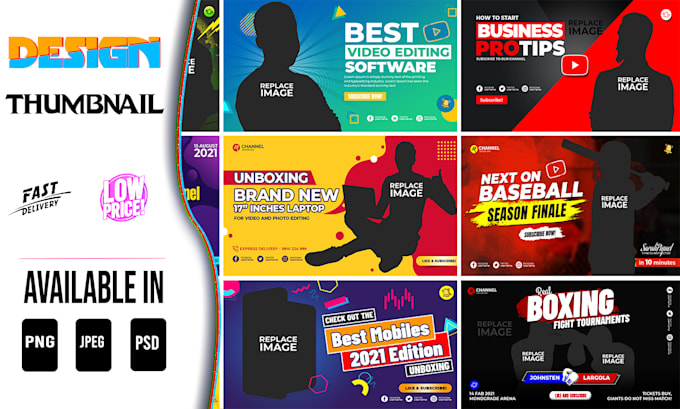 Make veiws boosting custom thumbnails for youtube by Mahad_ijaz | Fiverr