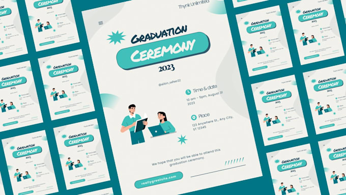 Provide formal poster and flyer design by Alibinsafeer22 | Fiverr