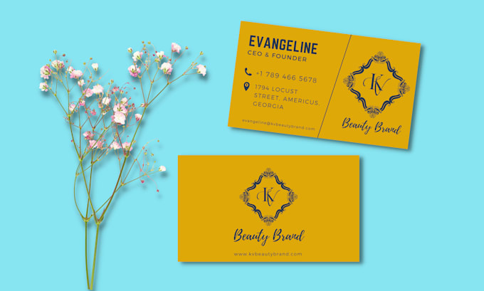 design business cards using canva pro
