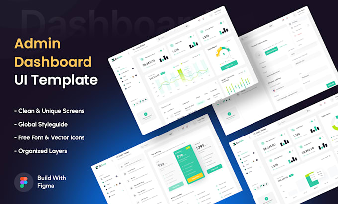 Design awesome dashboard web app, saas, admin panel by Ajoykumerak | Fiverr