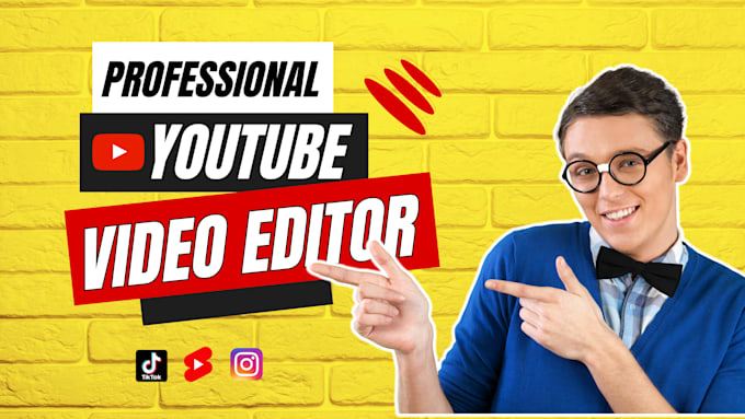 professional and creative youtube video editing