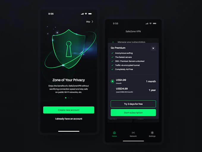 build VPN app, ai VPN app, admob app for android, ios, windows, macos