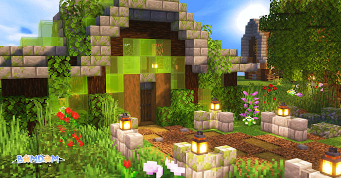 build you a custom green house, in java minecraft