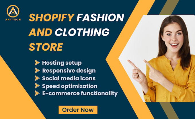 Create shopify clothing store streetwear fashion dropshipping