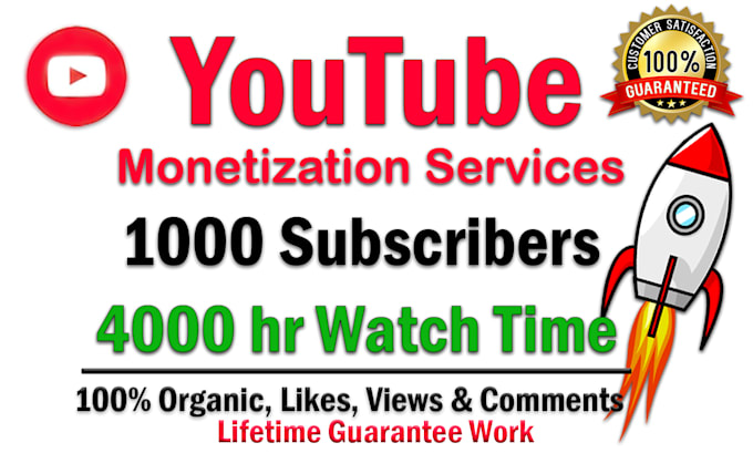 monetize your youtube channel organically