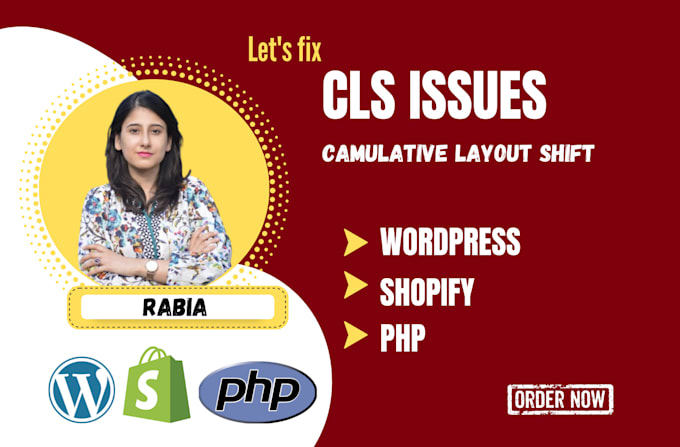 fix cls, visual stability issues shopify, wordpress without any layout channging