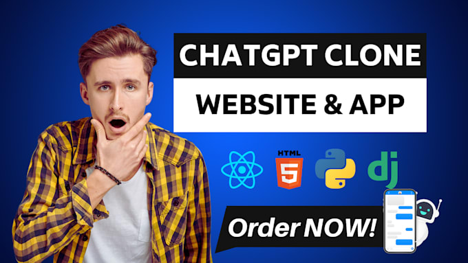 Create chatgpt clone website with openai api by Chattgpt | Fiverr
