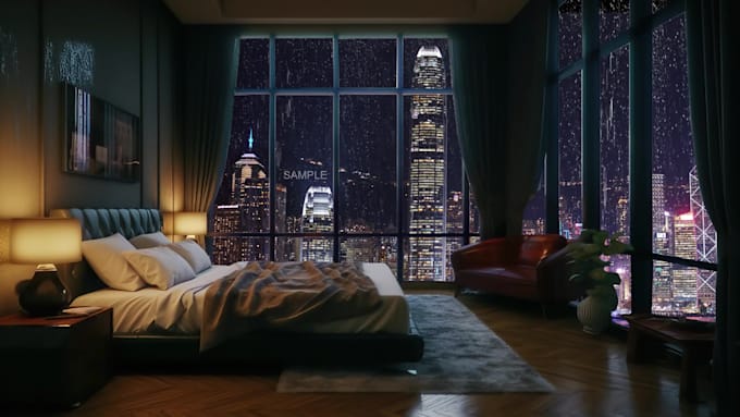 create cozy relaxing rain videos from raw images