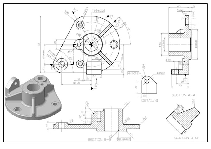 draw 2d drawing or convert pdf to dwg