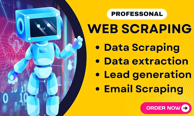 do web scraping and data mining data entry from any sites